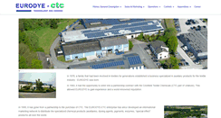 Desktop Screenshot of eurodye-ctc.com
